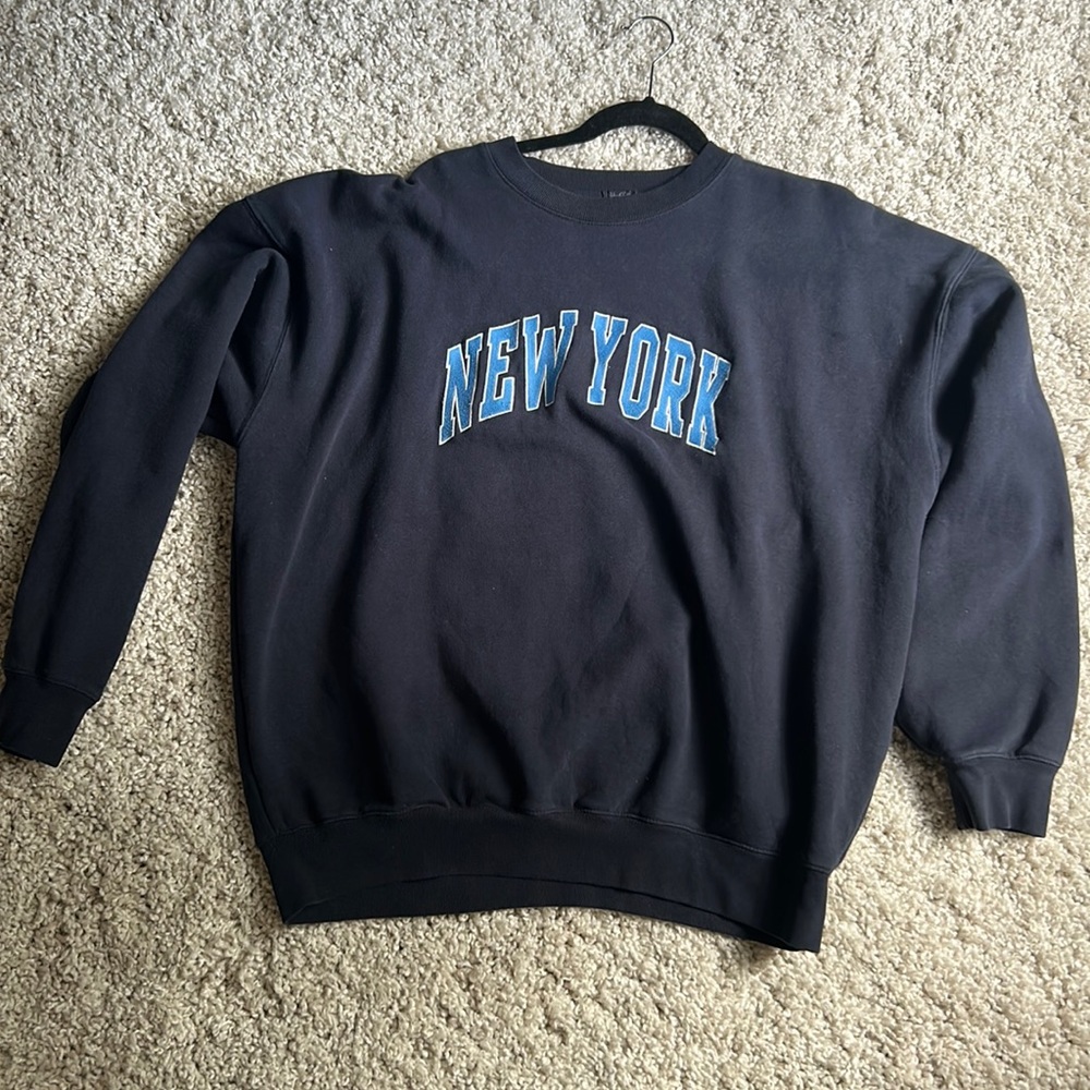 Brandy Melville/ John Galt oversized new York sweatshirt